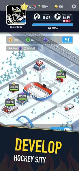 Hockey Battle 2 [MOD: безлимитные деньги и усиленные игроки] — Скачать бесплатно (APK) — скриншот 1