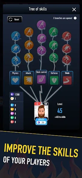 Hockey Battle 2 [MOD: безлимитные деньги и усиленные игроки] — Скачать бесплатно (APK) — скриншот 2