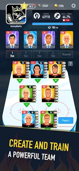Hockey Battle 2 [MOD: безлимитные деньги и усиленные игроки] — Скачать бесплатно (APK) — скриншот 3