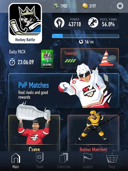 Hockey Battle 2 [MOD: безлимитные деньги и усиленные игроки] — Скачать бесплатно (APK) — скриншот 5