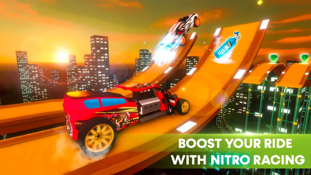 Взломанная Race Off - Monster Truck Games [MOD: безлимитные деньги и топливные бонусы] на Андроид — скриншот 3