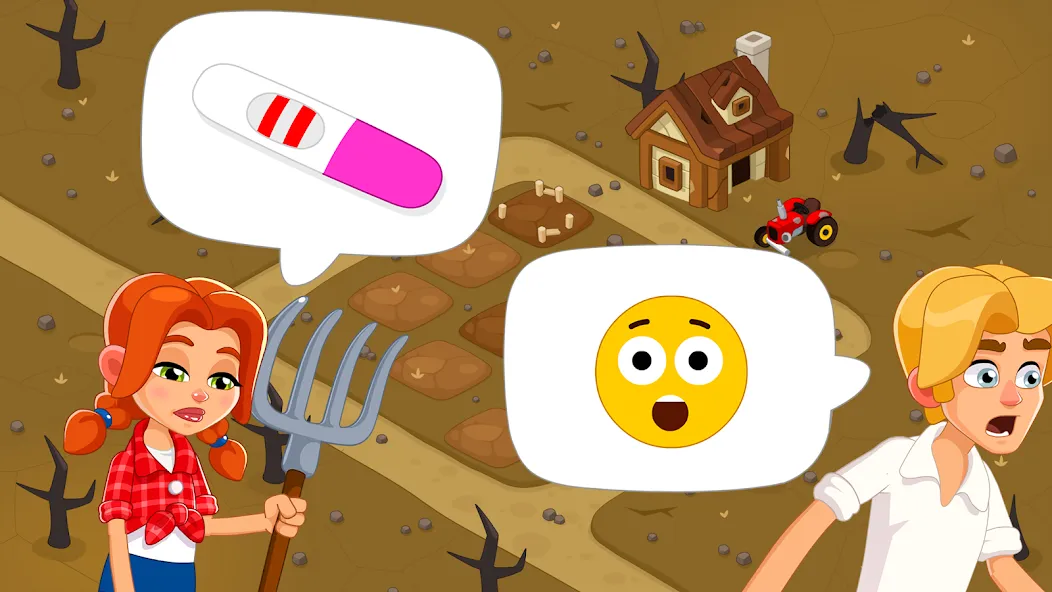 Idle Farm Game Offline Clicker [MOD: безлимитные монеты и ускоренная прокачка] — Скачать бесплатно (APK) — скриншот 1