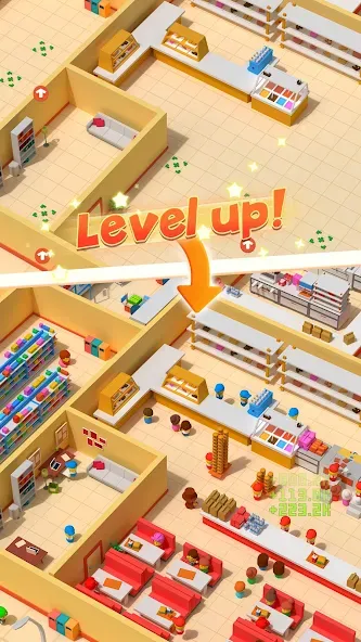 My Idle Supermarket Simulator [MOD: безлимитные деньги и всё открыто] последняя версия — скриншот 5