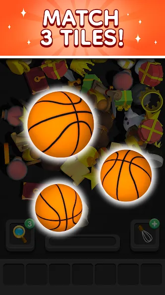 Скачать Match 3D - Tile Triple Puzzle [MOD: без рекламы и много подсказок] — скриншот 1