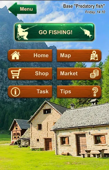 Скачать Fishing Baron - fishing game [MOD: безлимитные деньги и редкие снасти] — скриншот 1