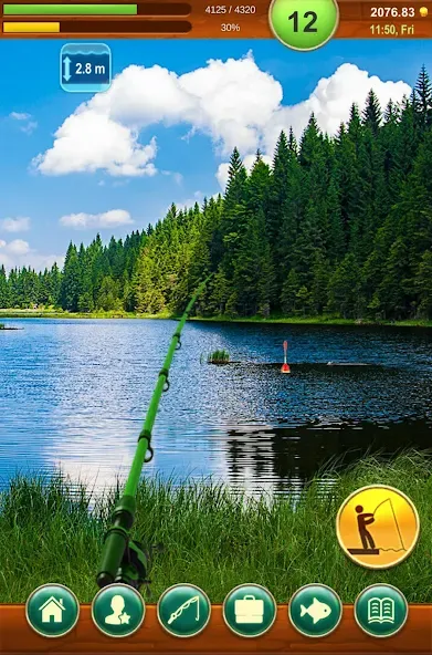 Скачать Fishing Baron - fishing game [MOD: безлимитные деньги и редкие снасти] — скриншот 2