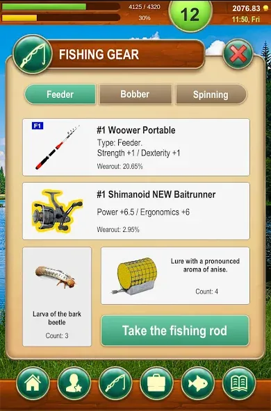 Скачать Fishing Baron - fishing game [MOD: безлимитные деньги и редкие снасти] — скриншот 4