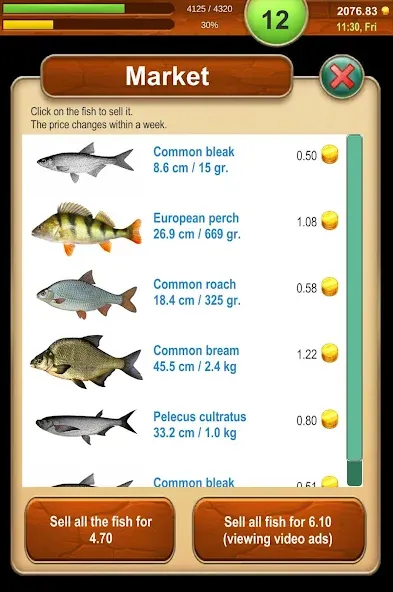 Скачать Fishing Baron - fishing game [MOD: безлимитные деньги и редкие снасти] — скриншот 5