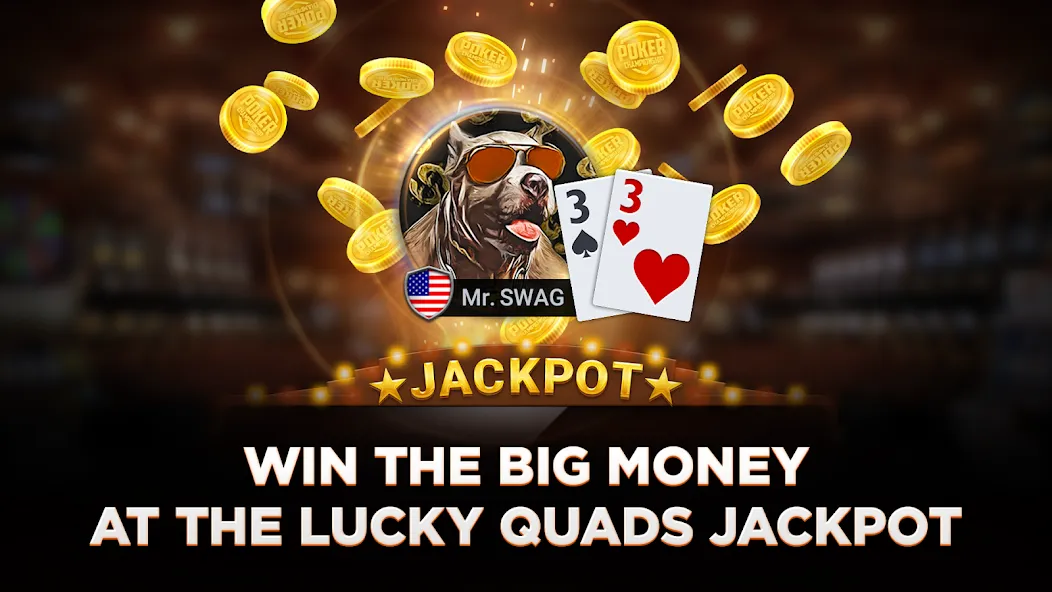 Poker Championship - Holdem [MOD: безлимитные фишки и премиум доступ] (Бесплатно / APK) — скриншот 4