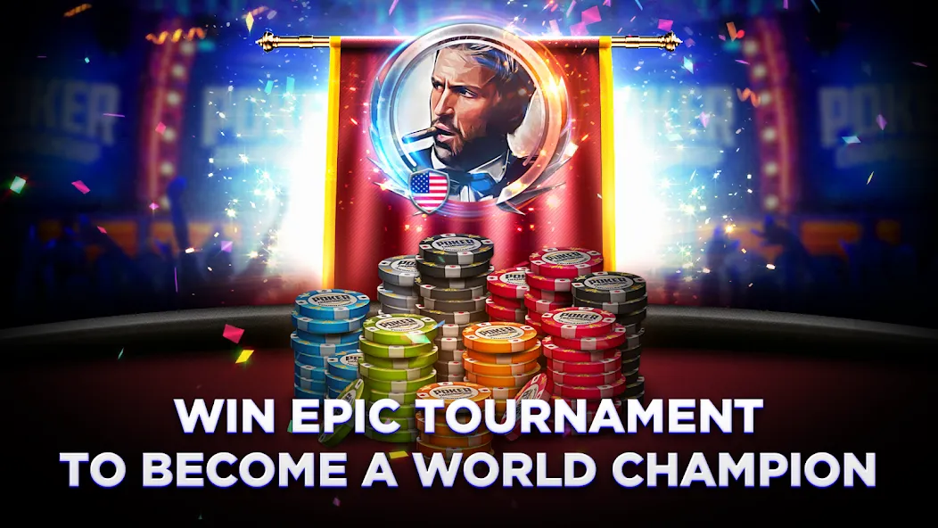 Poker Championship - Holdem [MOD: безлимитные фишки и премиум доступ] (Бесплатно / APK) — скриншот 5