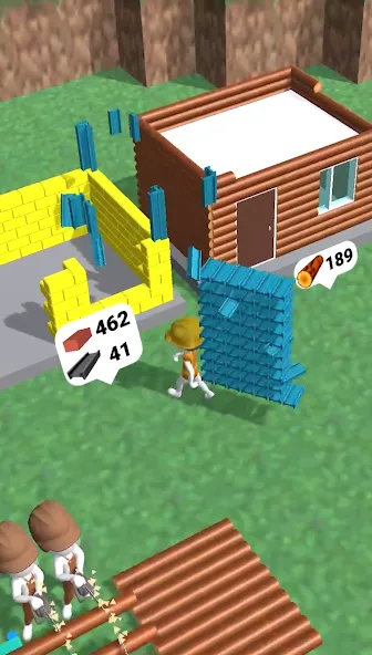 Скачать Pro Builder 3D [MOD: безлимитные ресурсы и открыты все постройки] — скриншот 2