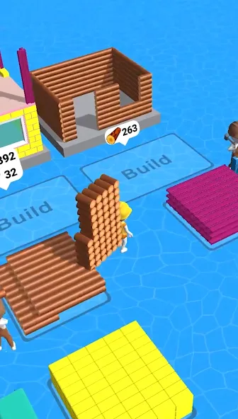 Скачать Pro Builder 3D [MOD: безлимитные ресурсы и открыты все постройки] — скриншот 5