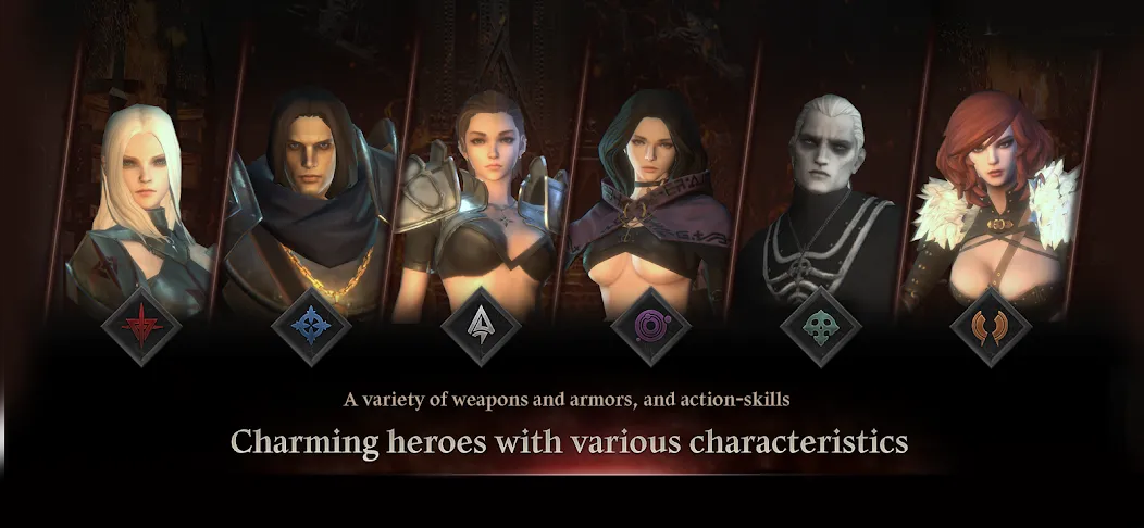 Скачать Dark Throne : The Queen Rises [MOD: безлимитные деньги и открытые герои] — скриншот 4