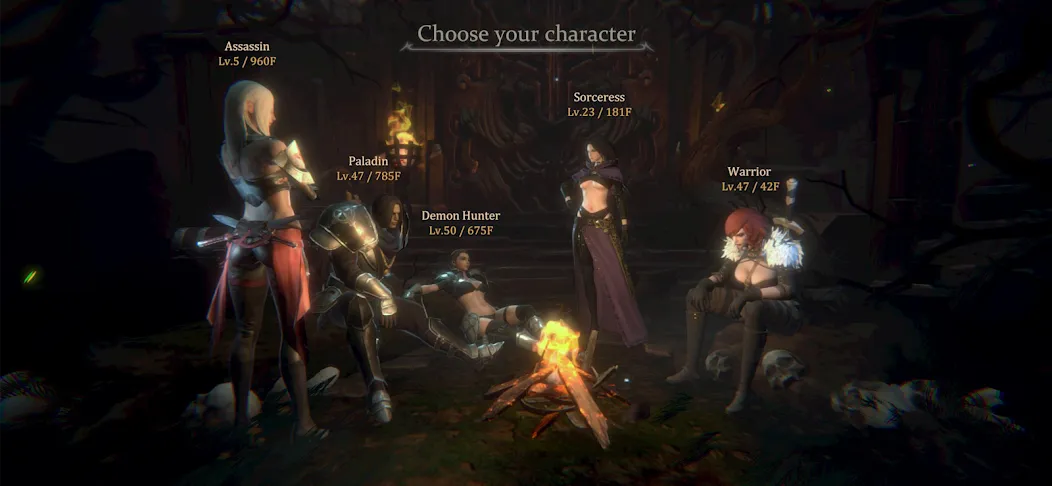 Скачать Dark Throne : The Queen Rises [MOD: безлимитные деньги и открытые герои] — скриншот 5