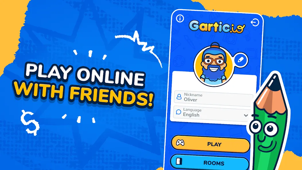 Gartic.io - Draw, Guess, WIN [MOD: больше времени на рисование] на Андроид — скриншот 2
