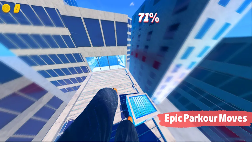Rooftop Run [MOD: безлимитные деньги и энергия] на Андроид — скриншот 1