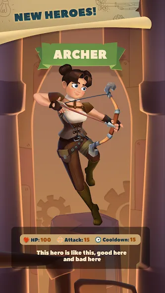 Скачать взлом Merge Battles: Puzzle Combat [MOD: безлимитные деньги и энергия] — скриншот 3