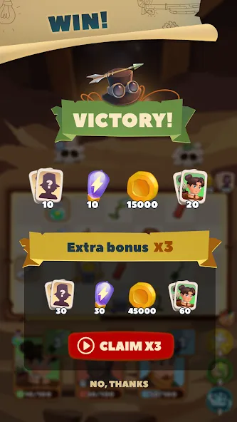 Скачать взлом Merge Battles: Puzzle Combat [MOD: безлимитные деньги и энергия] — скриншот 4