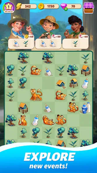 Travel Town - Merge Adventure [MOD: безлимитные монеты и энергия] — Скачать бесплатно (APK) — скриншот 2