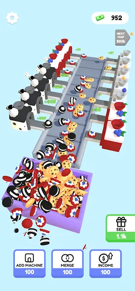 Скачать Dessert Factory Idle [MOD: безлимитные деньги и ресурсы] — скриншот 5