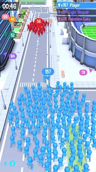 Взломанная Crowd City [MOD: безлимитные монеты и быстрый рост толпы] на Андроид — скриншот 3