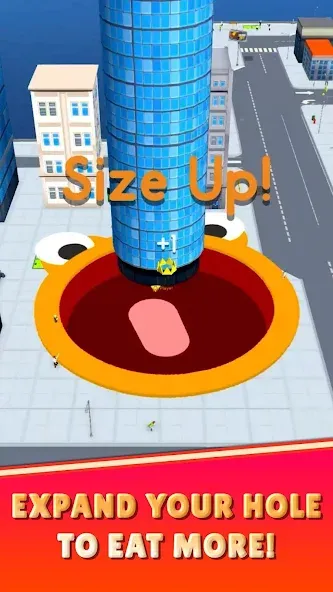 Hole.io [MOD: безлимитный размер и быстрый рост] последняя версия — скриншот 2