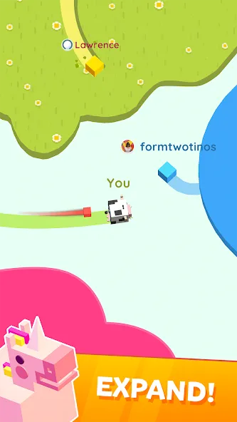 Paper.io 2 [MOD: без рекламы и бесконечная энергия] (Бесплатно / APK) — скриншот 2