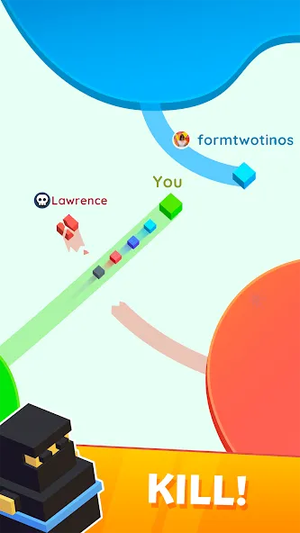 Paper.io 2 [MOD: без рекламы и бесконечная энергия] (Бесплатно / APK) — скриншот 3
