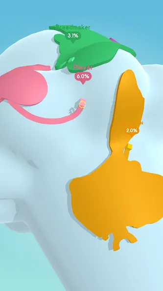 Paper.io 3D [MOD: без рекламы и все скины] последняя версия — скриншот 5