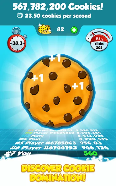 Скачать взлом Cookie Clickers 2 [MOD: безлимитные печенья и ускоренная прокачка] — скриншот 5