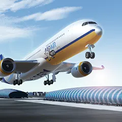Скачать Airline Commander: Flight Game [MOD: безлимитные деньги и топливо]