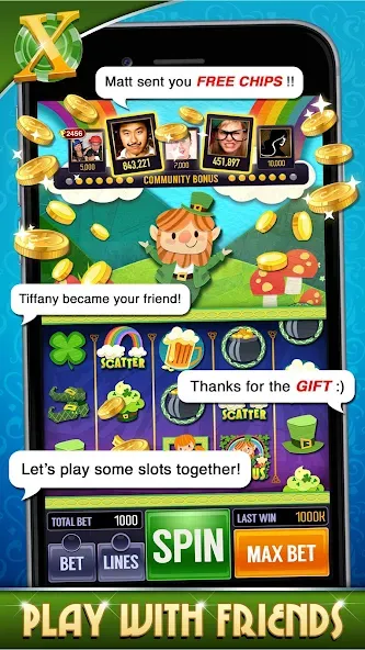 Взломанная Casino X [MOD: безлимитные монеты и бонусы] на Андроид — скриншот 5