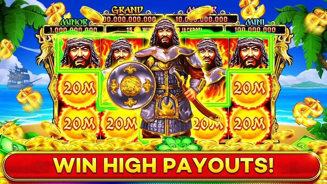 Скачать Jackpot Boom Casino Slot Games [MOD: безлимитные монеты и бонусы] на телефон — скриншот 2