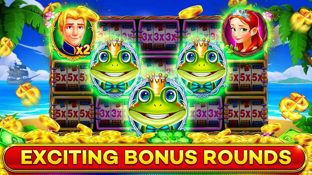 Скачать Jackpot Boom Casino Slot Games [MOD: безлимитные монеты и бонусы] на телефон — скриншот 5
