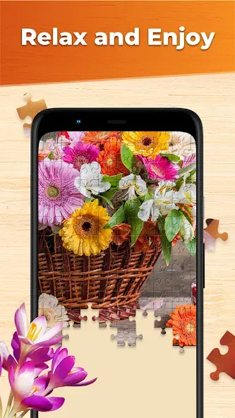 Скачать Jigsaw Puzzles HD Puzzle Games [MOD: без рекламы и все пазлы открыты] — скриншот 1