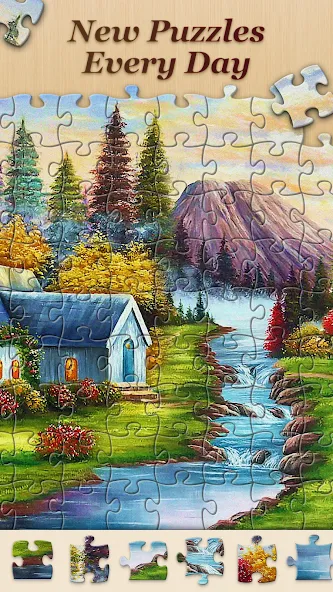 Скачать взлом Jigsawscapes® - Jigsaw Puzzles [MOD: без рекламы и все пазлы открыты] — скриншот 3
