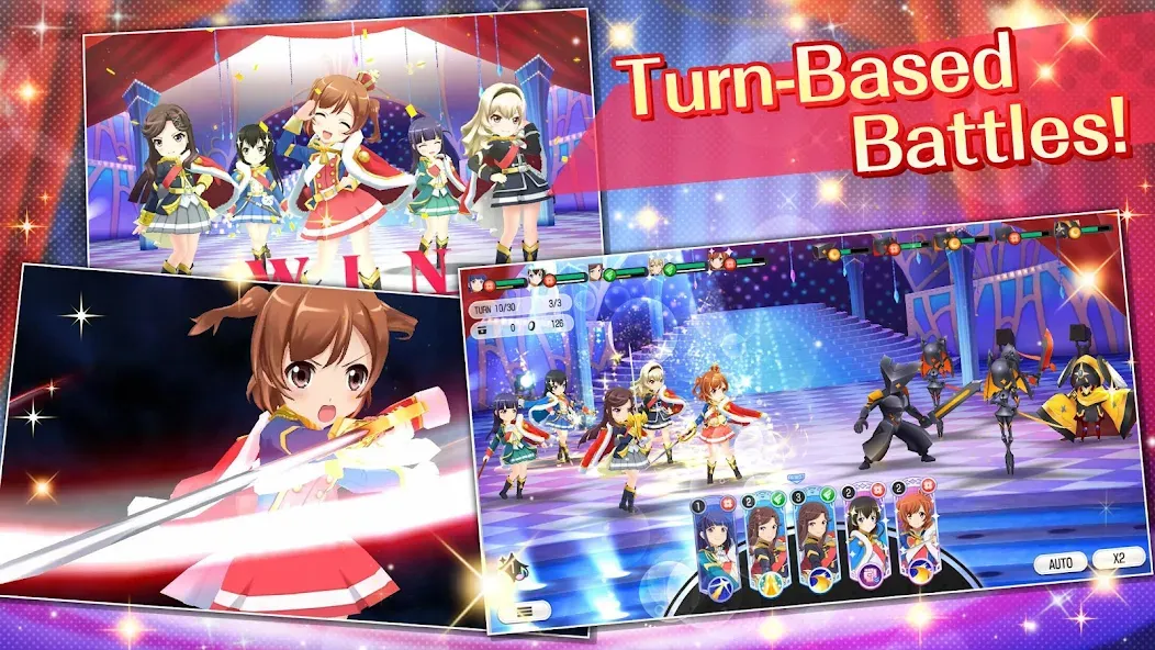 Скачать Revue Starlight Re LIVE [MOD: безлимитные ресурсы и открытые героини] на телефон — скриншот 2