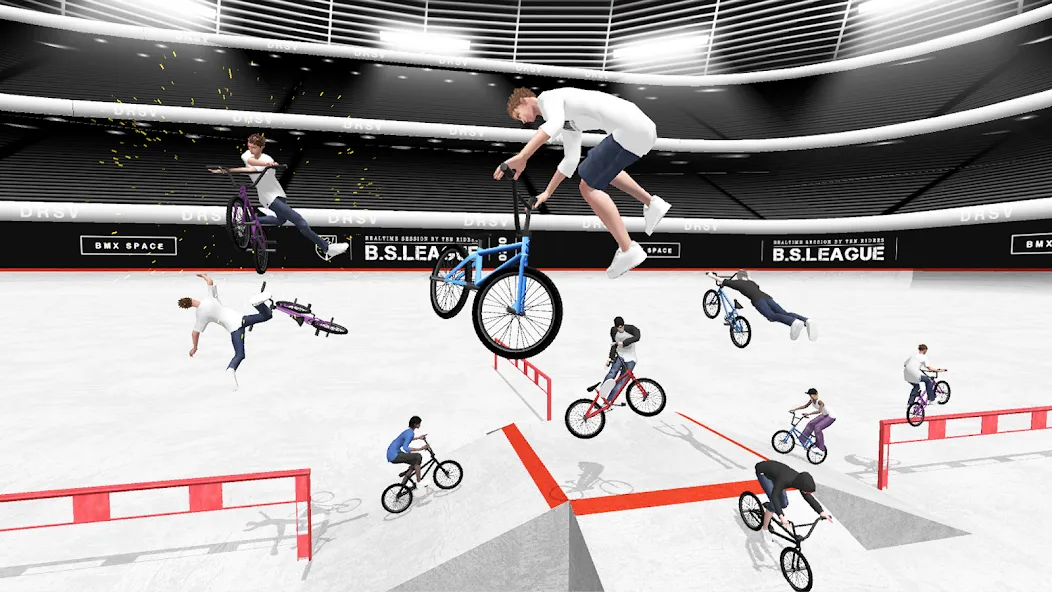 Скачать BMX Space [MOD: безлимитные деньги и все трюки] на телефон — скриншот 1