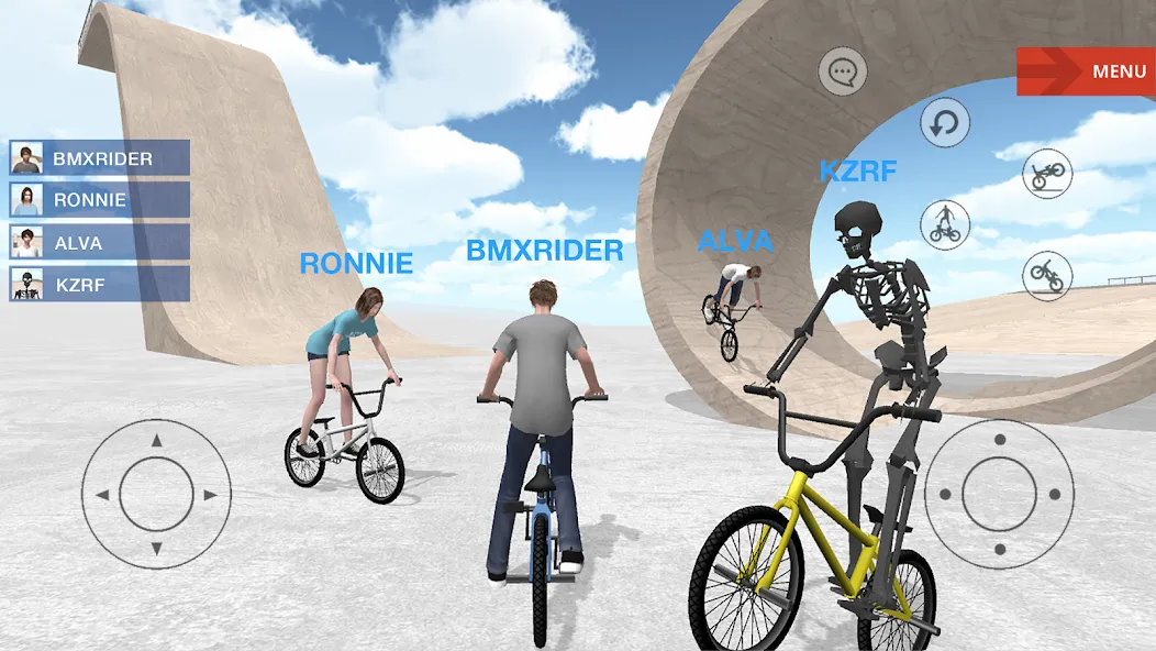 Скачать BMX Space [MOD: безлимитные деньги и все трюки] на телефон — скриншот 2