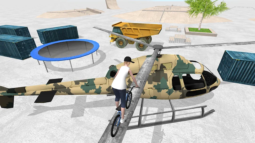 Скачать BMX Space [MOD: безлимитные деньги и все трюки] на телефон — скриншот 3