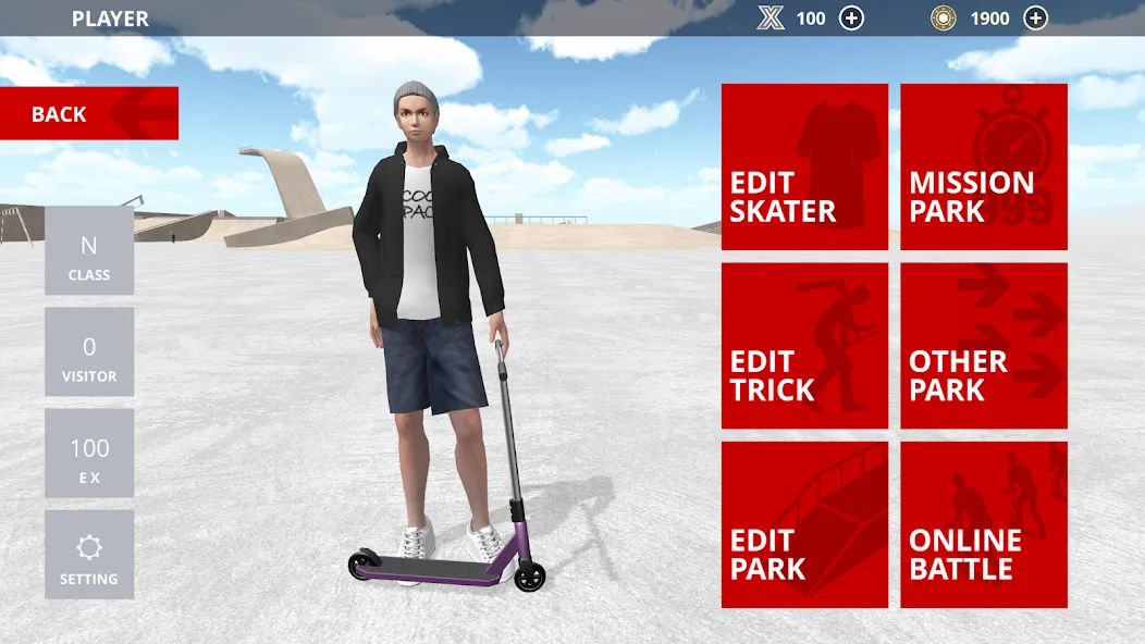 Скачать Scooter Space [MOD: безлимитные деньги и все скутеры] на телефон — скриншот 5