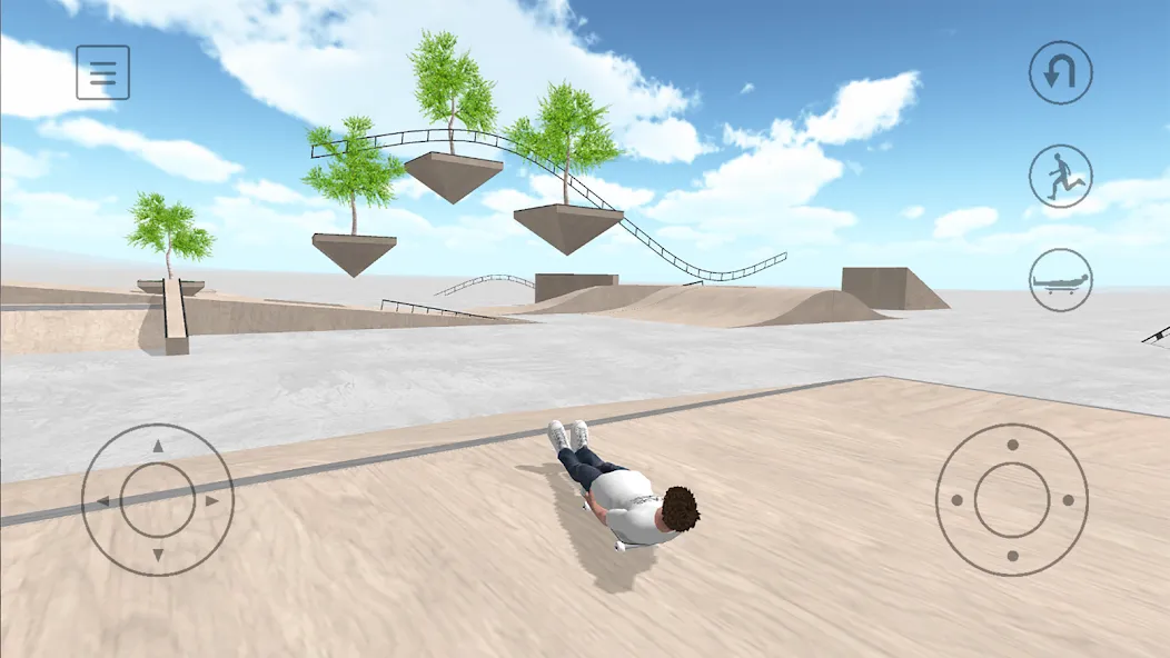 Скачать Skate Space [MOD: безлимитные деньги и все трюки открыты] — скриншот 3