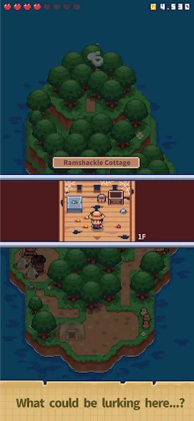 Скачать Tiny Island Survival [MOD: безлимитные ресурсы и здоровье] на телефон — скриншот 3