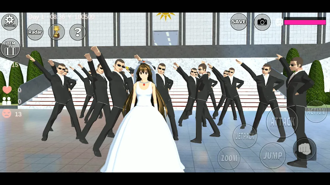 SAKURA School Simulator [MOD: безлимитные деньги и все предметы] последняя версия — скриншот 2