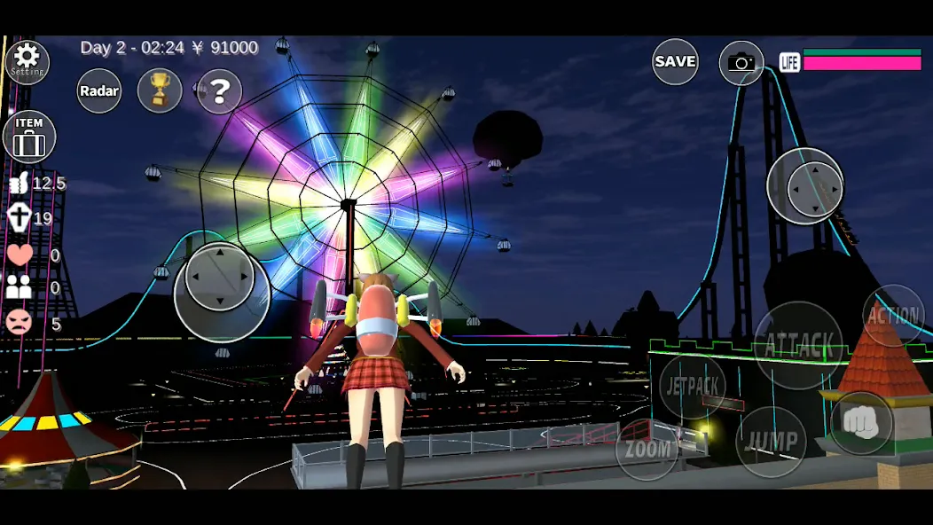 SAKURA School Simulator [MOD: безлимитные деньги и все предметы] последняя версия — скриншот 3