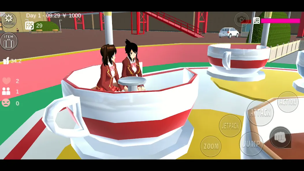 SAKURA School Simulator [MOD: безлимитные деньги и все предметы] последняя версия — скриншот 4