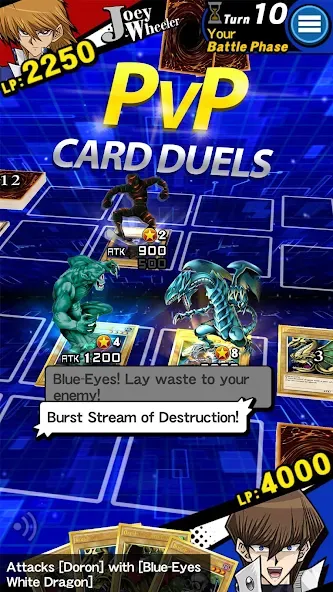 Yu-Gi-Oh! Duel Links [MOD: безлимитные ресурсы и открытые карты] на Андроид — скриншот 3