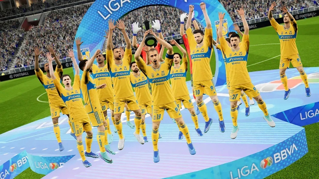Взломанная eFootball™ 2024 [MOD: безлимитные монеты и премиум-игроки] на Андроид — скриншот 5