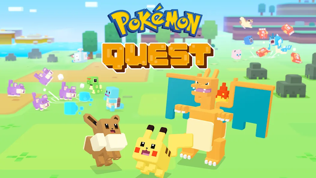Pokémon Quest [MOD: безлимитные ресурсы и усиленные покемоны] — Скачать бесплатно (APK) — скриншот 1
