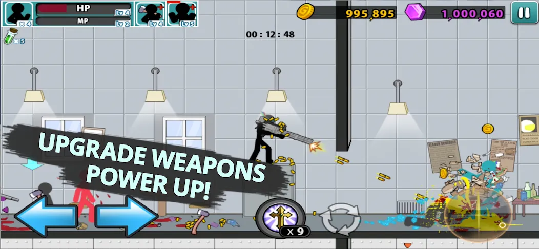 Anger of stick 5 : zombie [MOD: безлимитные деньги и оружие] на Андроид — скриншот 5